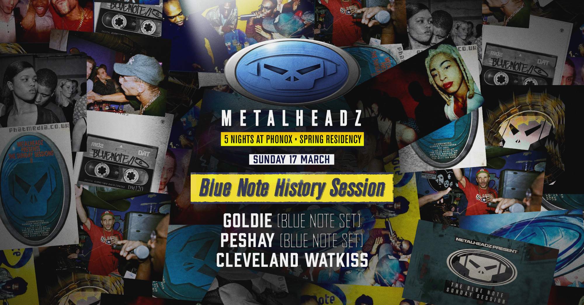Metalheadz Spring Residency - 5 Nights at Phonox (Blue Note 