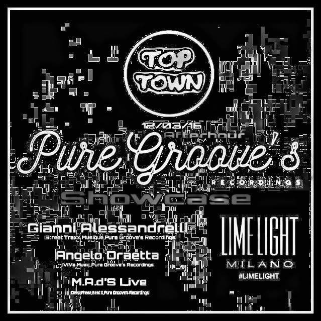 Pure Groove's Recordings Showcase Club - Milano - フライヤー裏