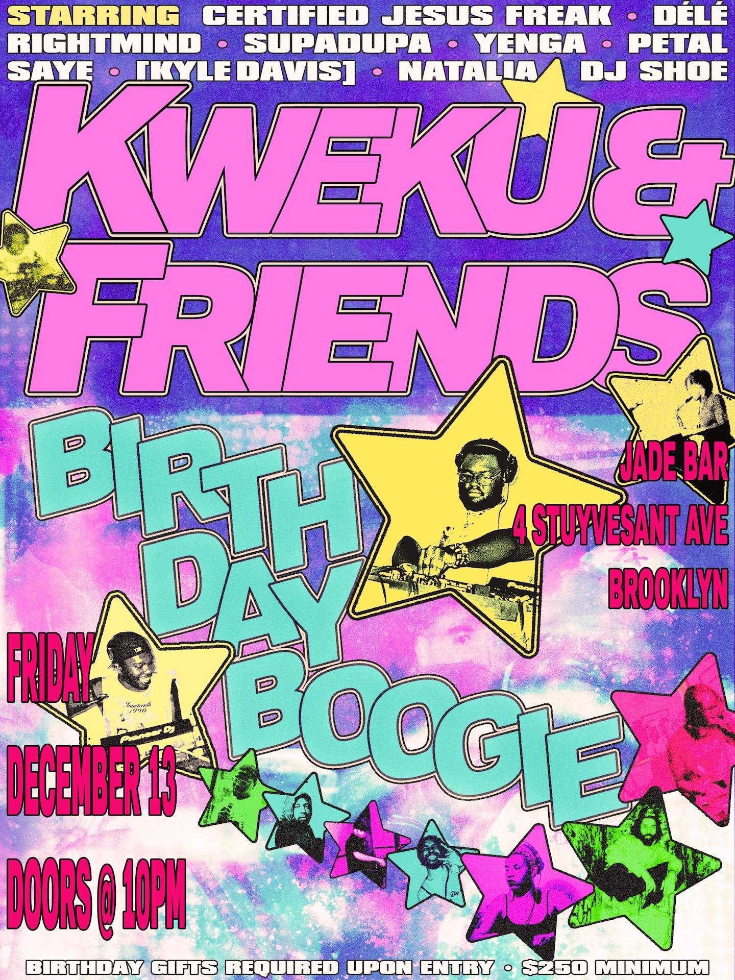 Kweku & Friends Birthday Boogie at Jade, New York City