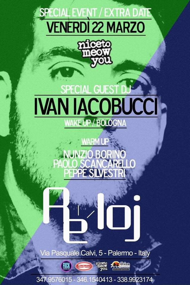 Special Event // Extra Date: Ivan Iacobucci - フライヤー表