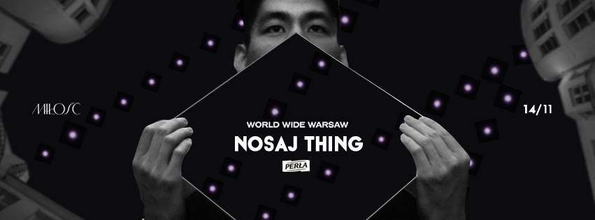 WWW Before: Nosaj Thing - フライヤー表