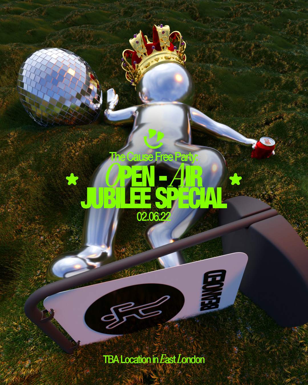 The Cause Free Party: Open-air Jubilee Special at The Cause, London