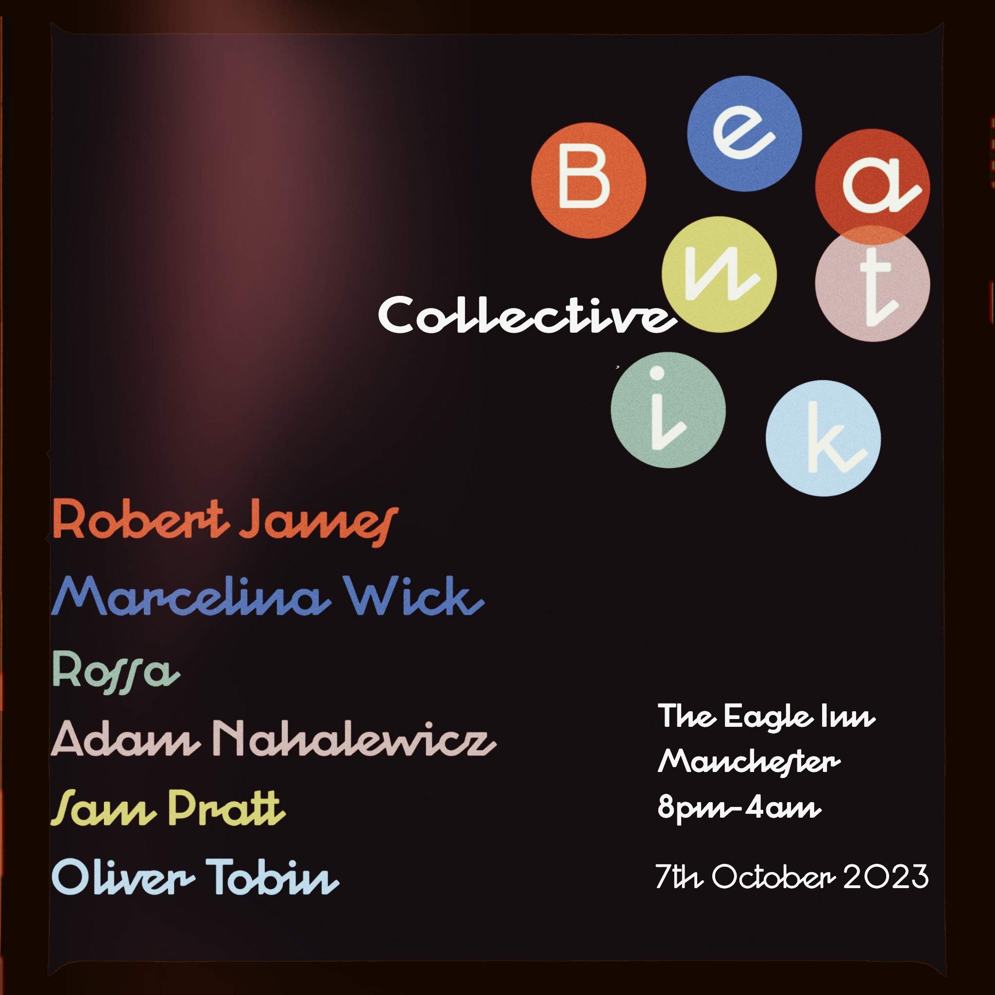 Beatnik Collective presents - Robert James / Marcelina Wick - Página frontal