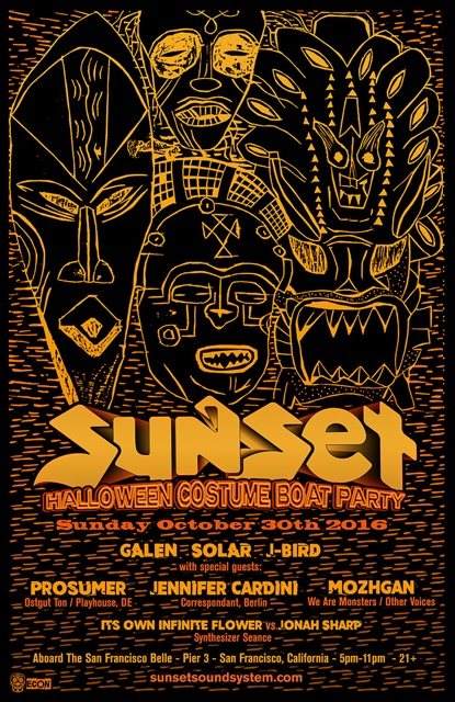 Sunset Sound System Halloween Costume Boat Party & After-Party - Página frontal