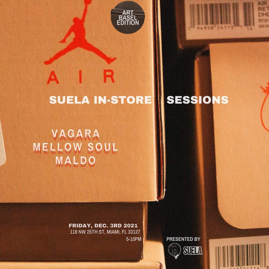Suela In-store Sessions - フライヤー表
