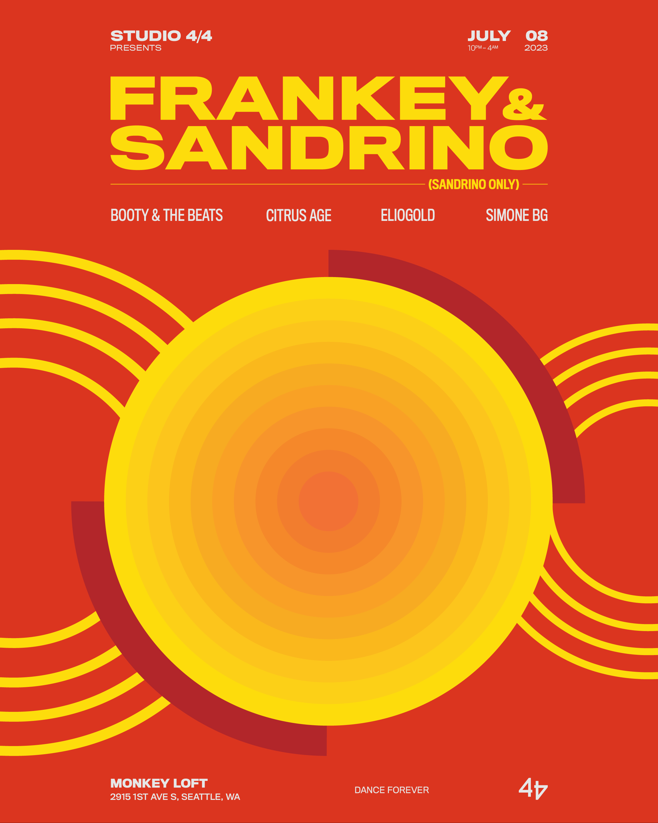 Studio 4/4 presents Frankey & Sandrino - Página frontal