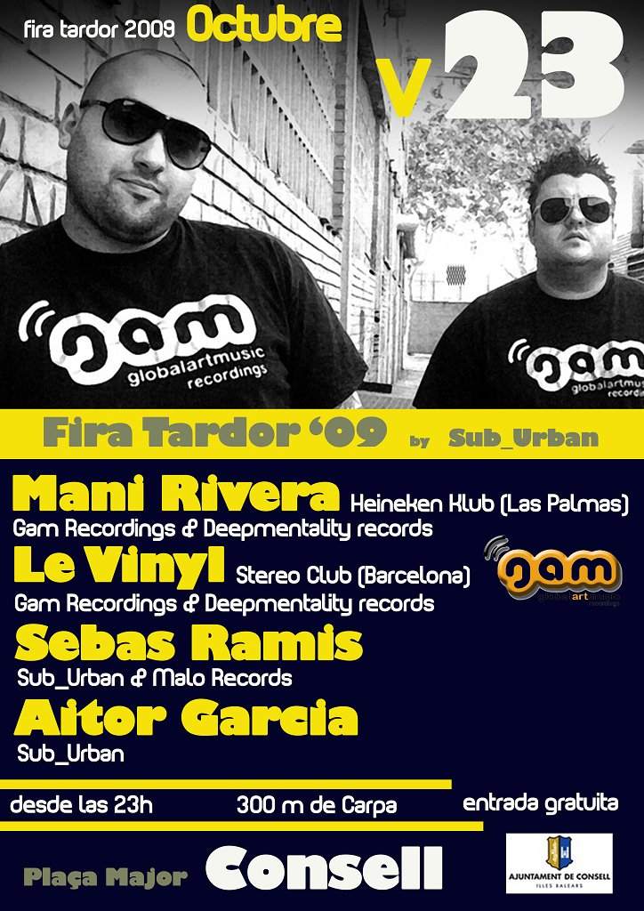 Le Vinyl & Mani Rivera - Página frontal
