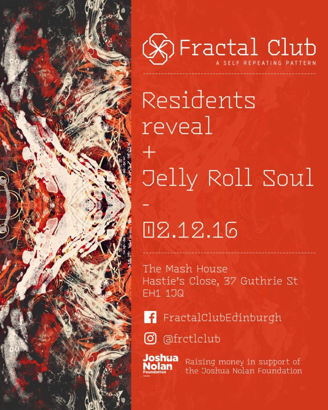Fractal Club Residents Reveal - フライヤー表