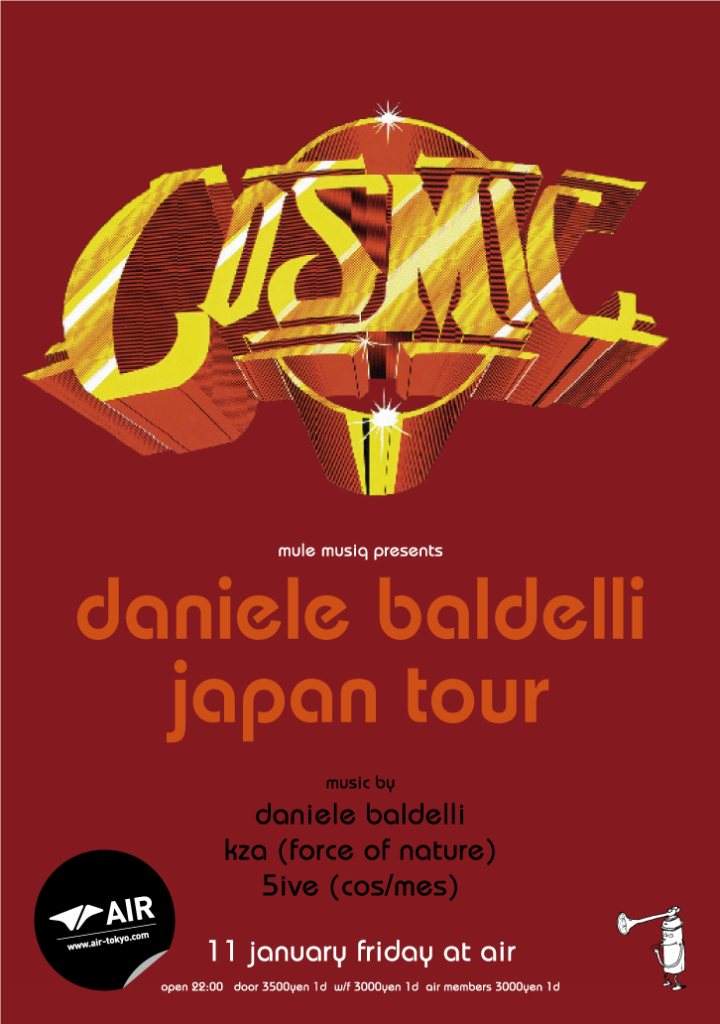 Mule Musiq presents Daniele Baldelli Japan Tour - フライヤー表