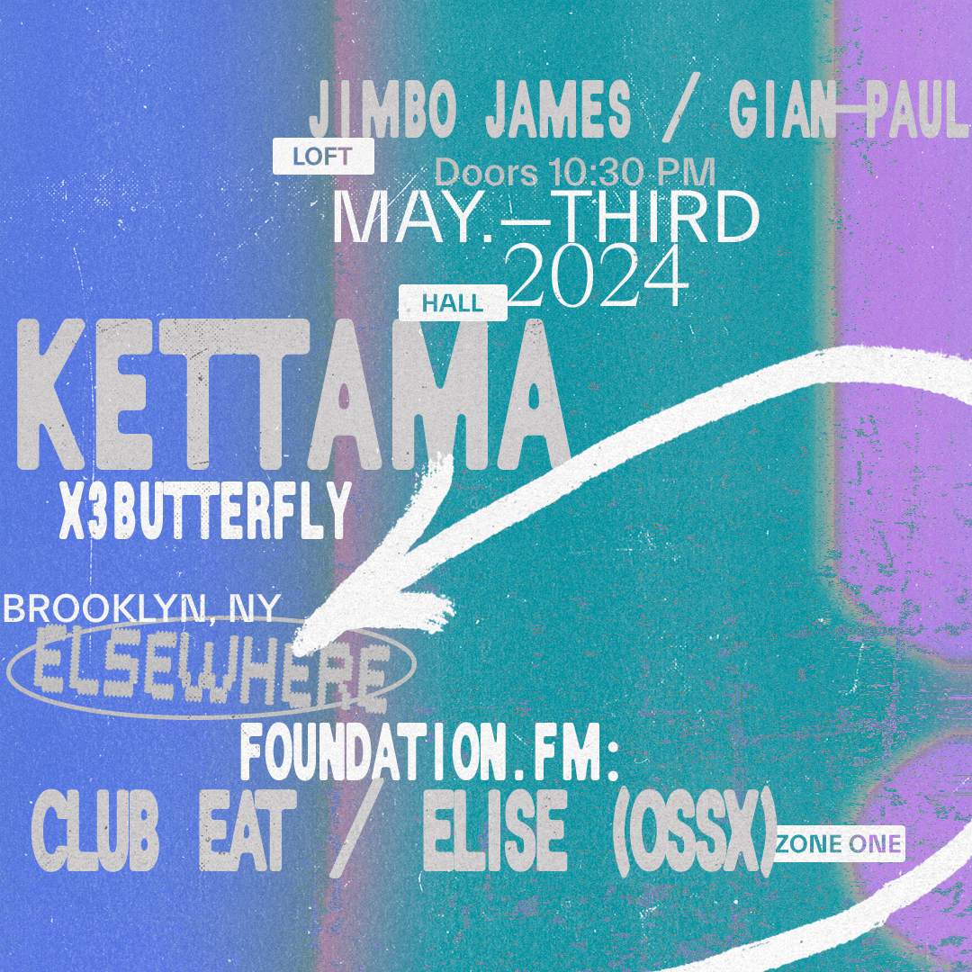 KETTAMA, x3butterfly, foundation.fm: Club Eat, Elise (OSSX), Jimbo James, Gian-Paul - Página frontal