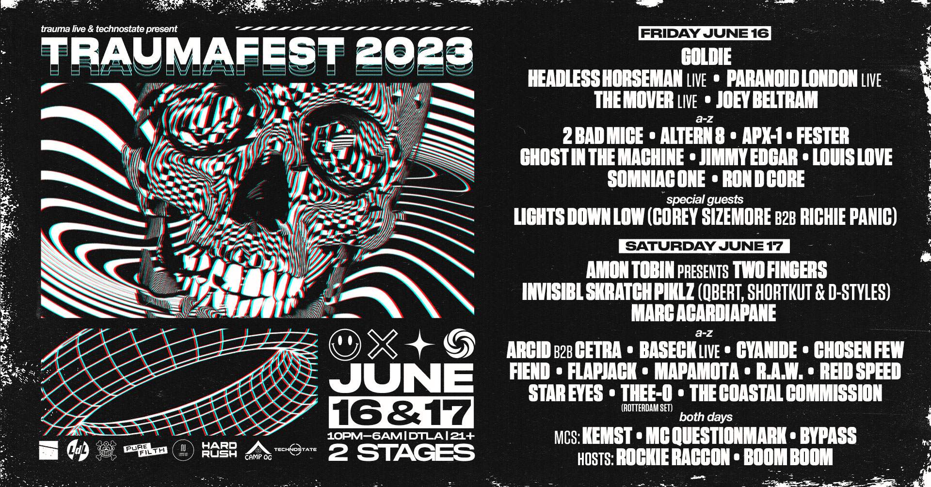 Trauma Fest 2023 - フライヤー表