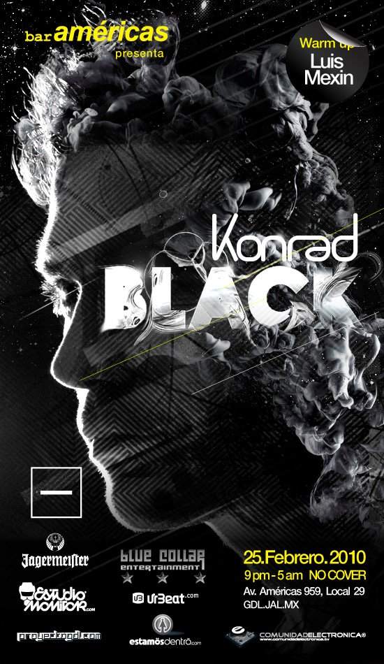 Konrad Black (Wagon Repair, M_nus) - フライヤー表
