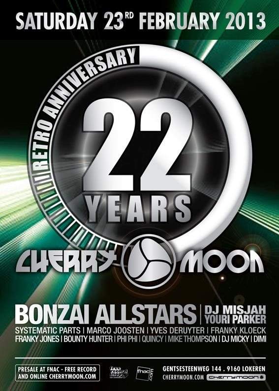 22 Years Cherry Moon - Retro Anniversary - Página frontal