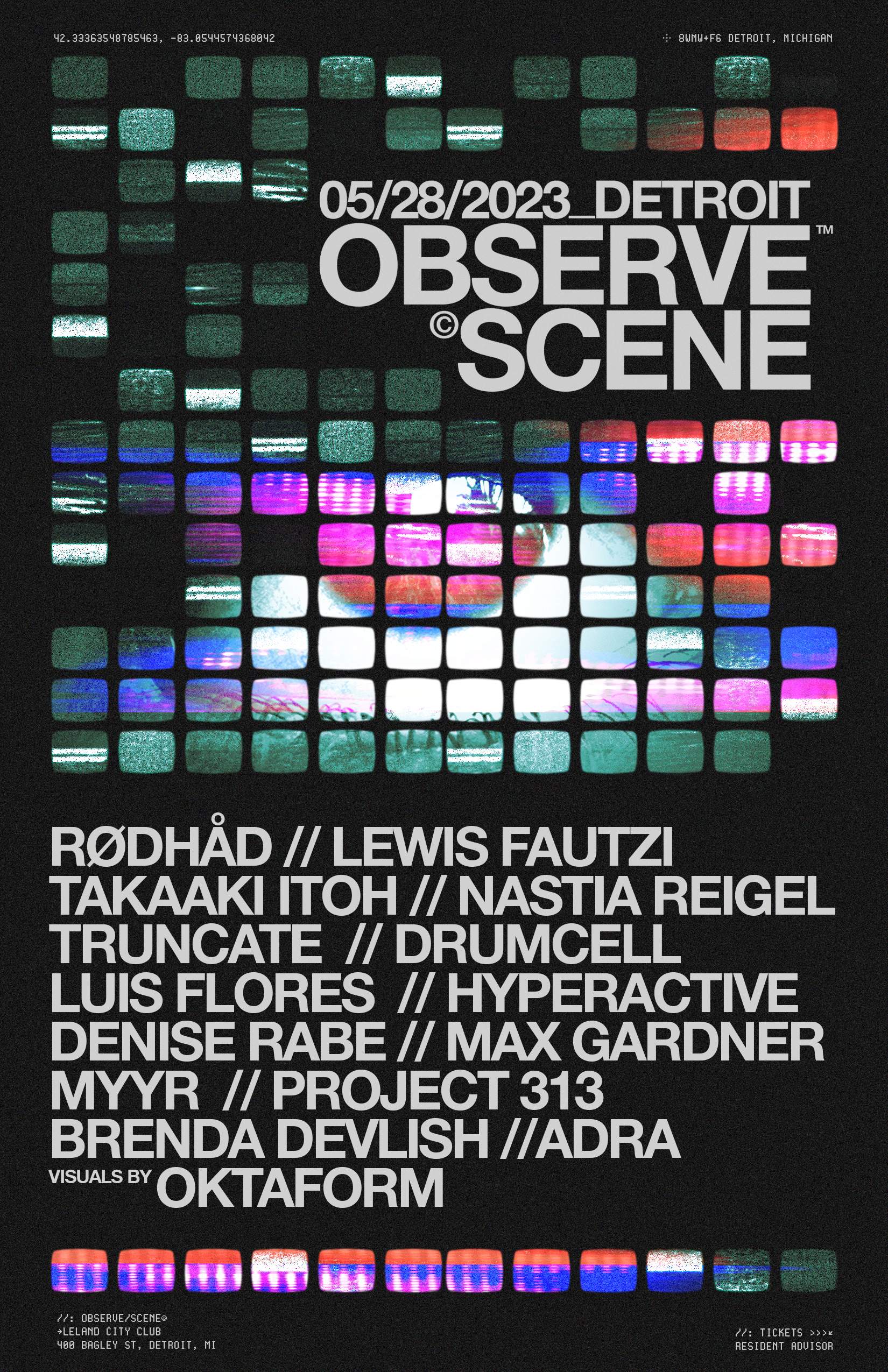 OBSERVE // SCENE 2023 at Leland City Club, Detroit