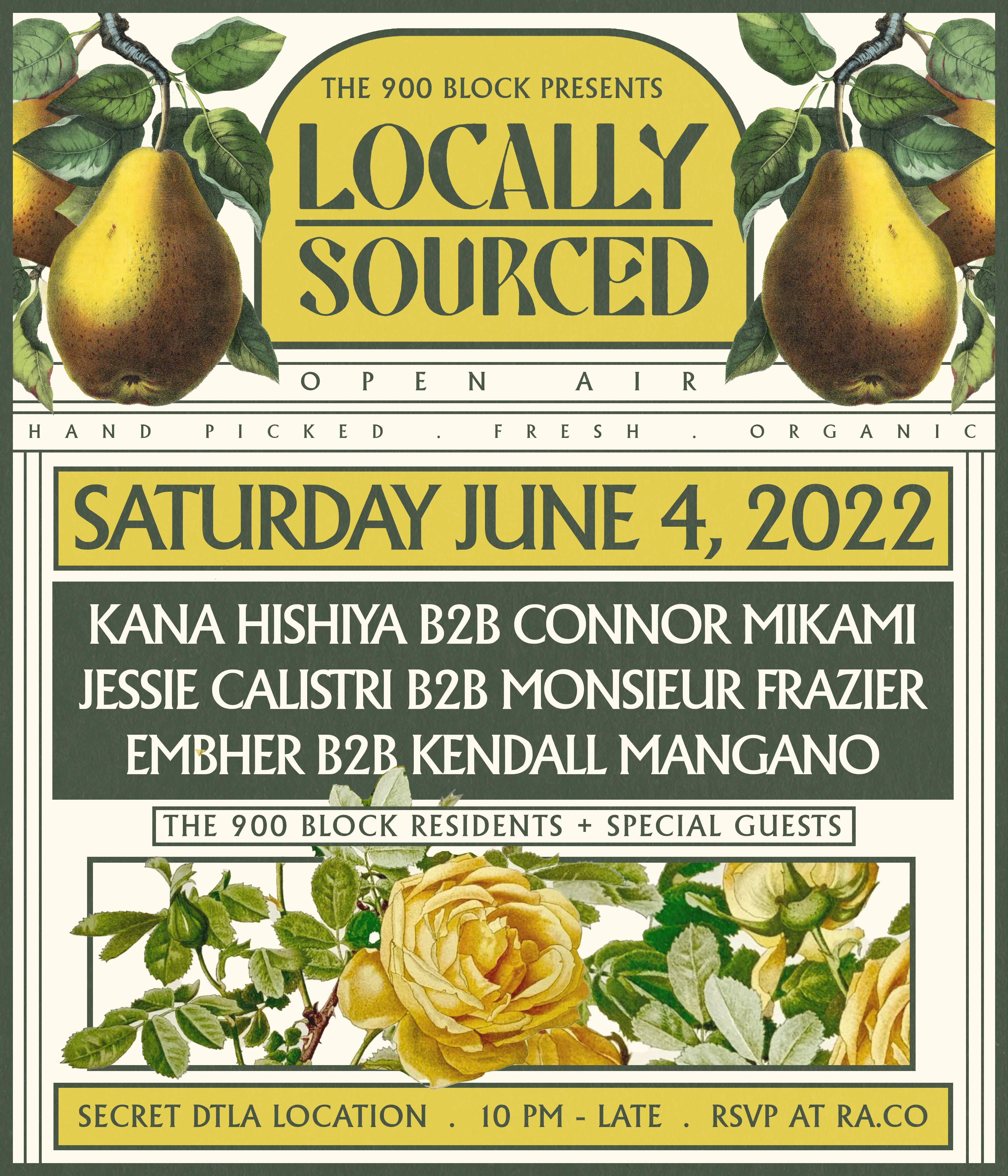 The 900 Block presents: Locally Sourced (Free with RSVP b4 11p) - Página frontal