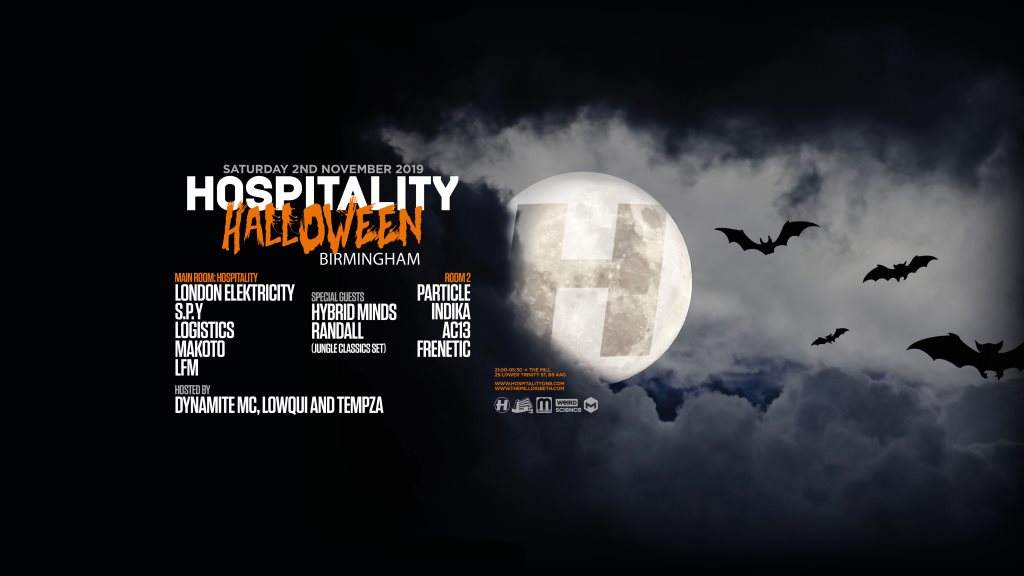 Hospitality Halloween: Birmingham - Página frontal