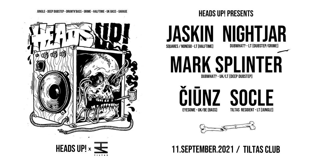 HeadsUp! #02: Jaskin, Nightjar, Mark Splinter - Página frontal