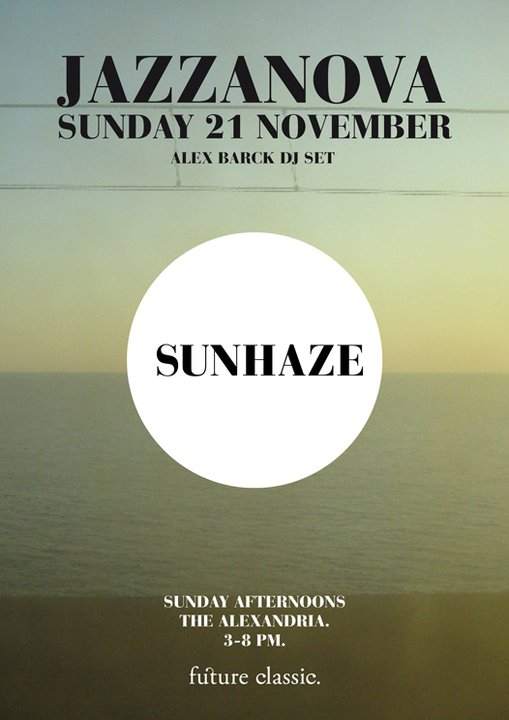 Sunhaze feat. Alex Barck of Jazzanova - Página frontal