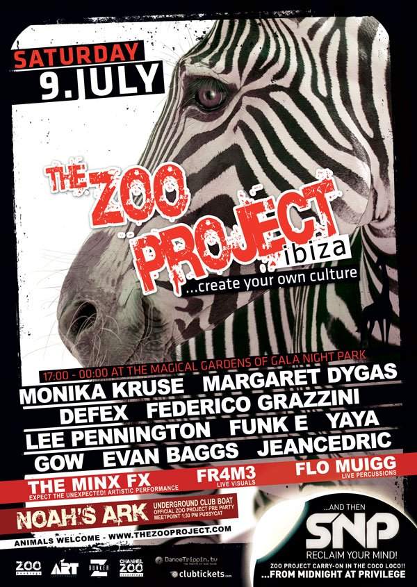 The Zoo Project featuring Margaret Dygas - Página frontal