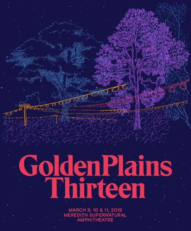 Golden Plains 2019 - フライヤー表