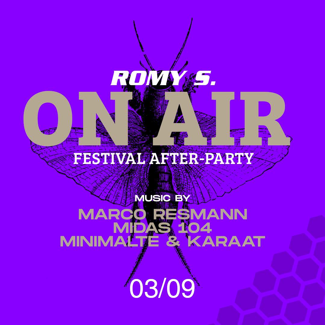 ON AIR FESTIVAL – AFTERSHOW PARTY - Página frontal