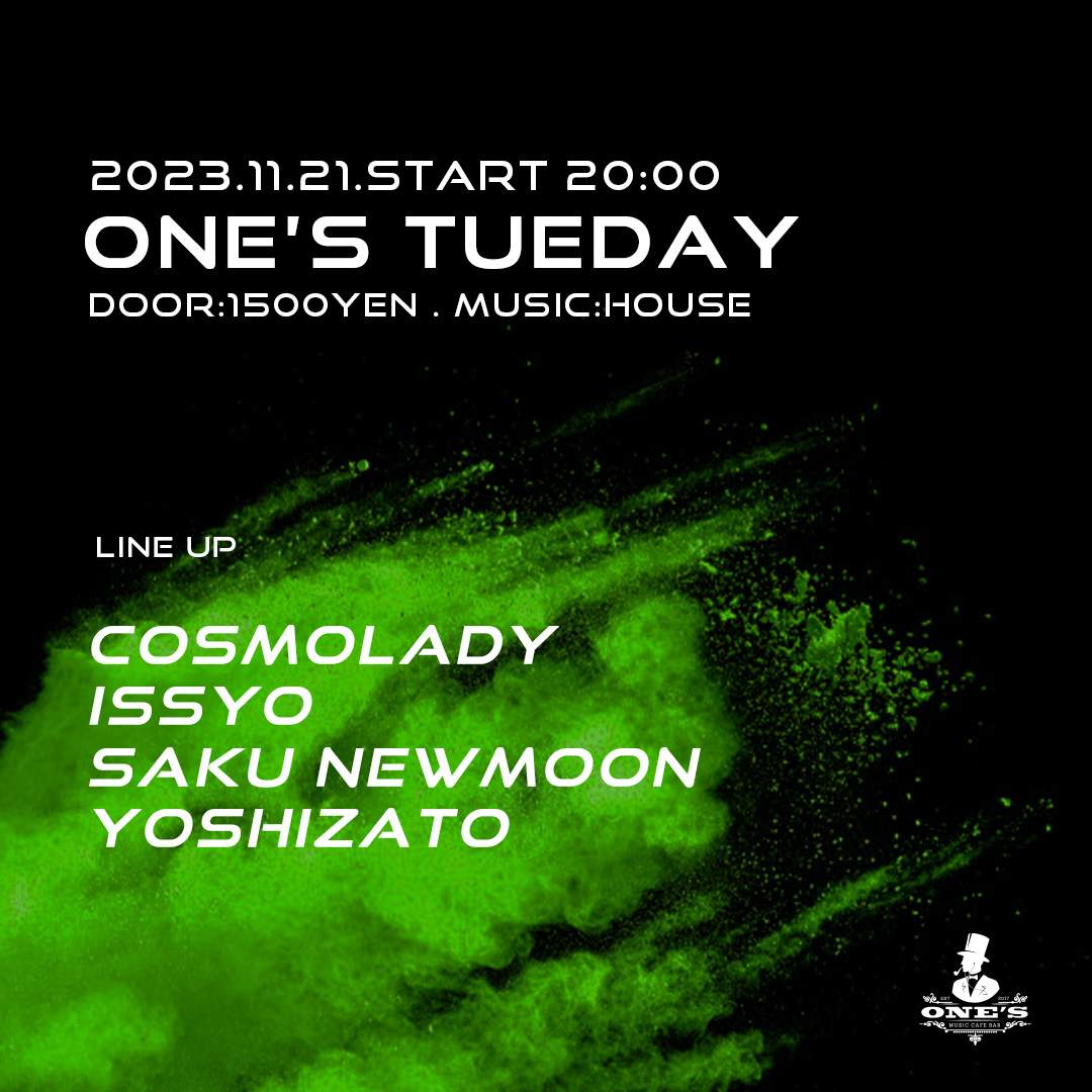 ONE'S TUESDAY - フライヤー表