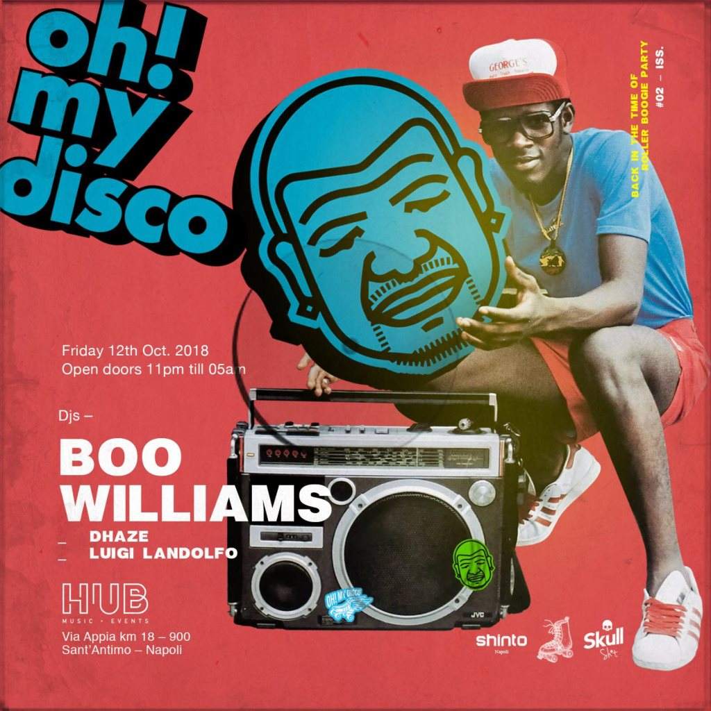 Oh!mydisco Issue 2 with Boo Williams - フライヤー表
