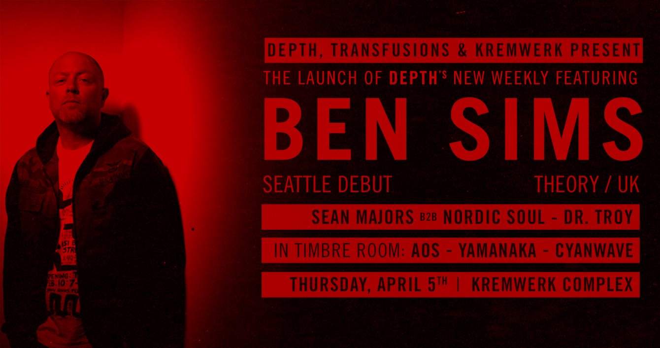 Depth Weekly Launch feat. Ben Sims - Página frontal