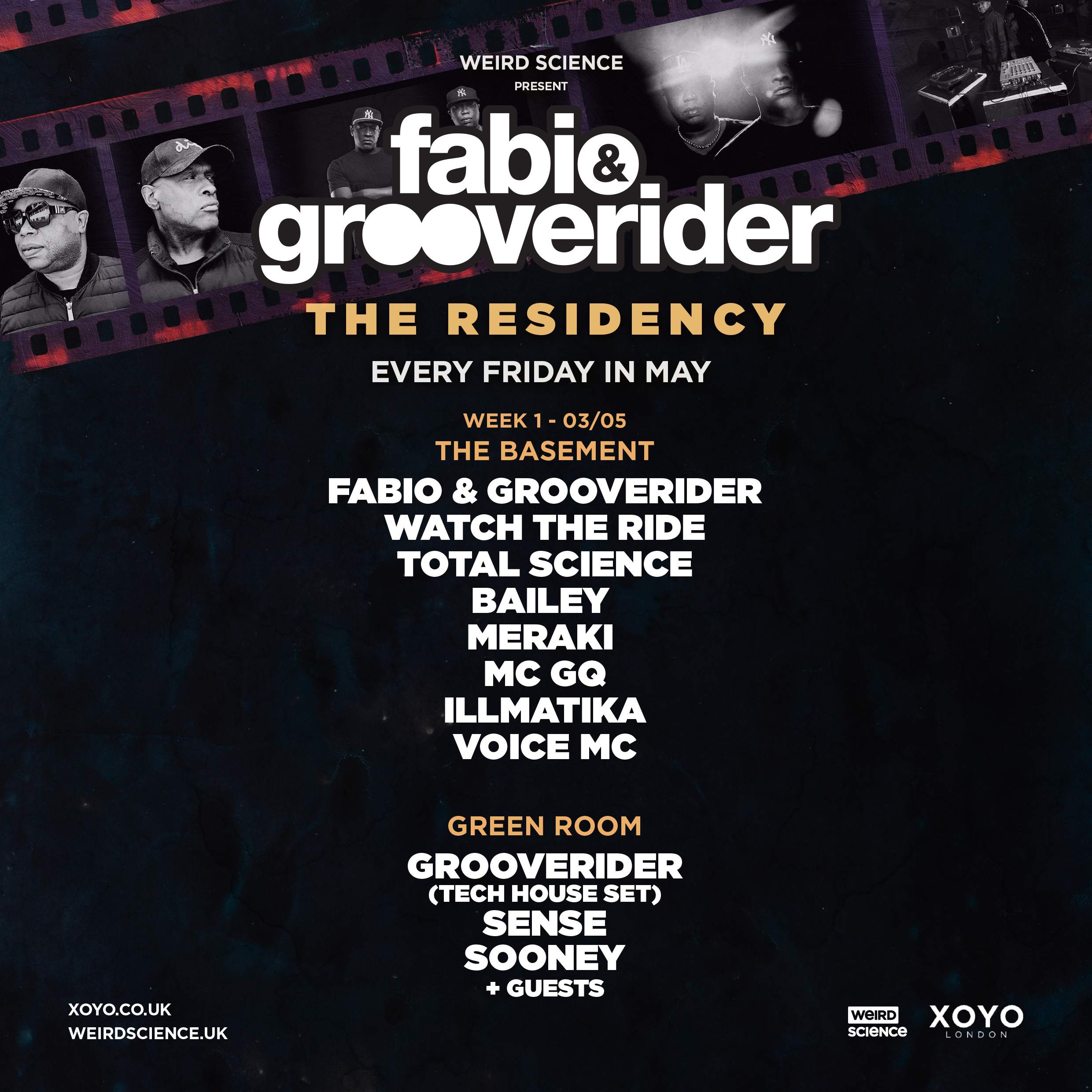 Fabio & Grooverider : The Residency (Week 1) - Página trasera