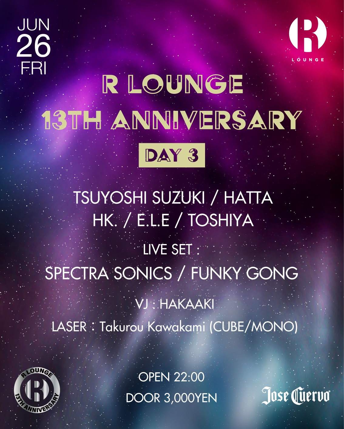 R Lounge 13TH ANNIVERSARY -DAY3- 6F at R Lounge, Tokyo · Tickets