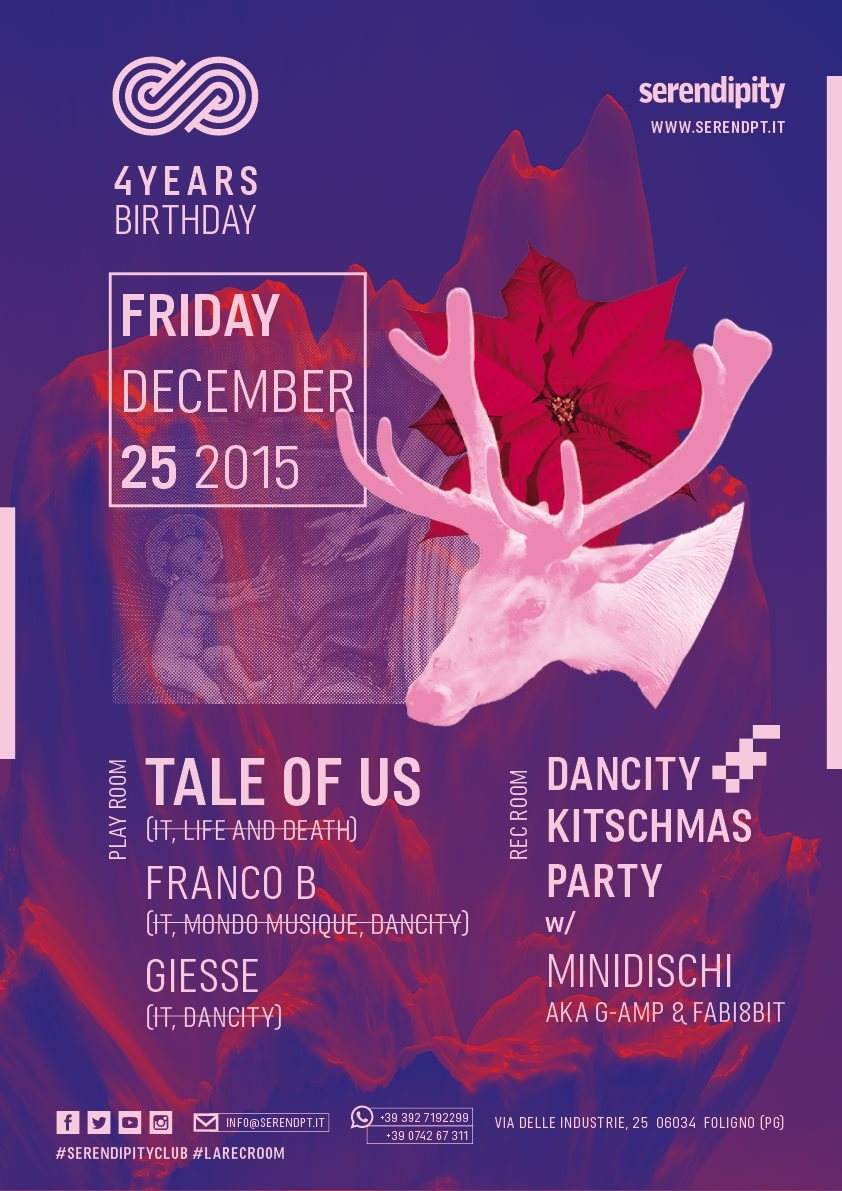 Tale Of Us + Dancity Kitschmas Party - フライヤー表