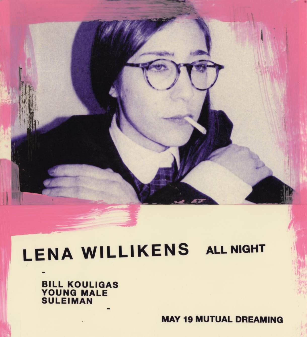 Mutual Dreaming: Lena Willikens all Night + Bill Kouligas, Young Male, Latency - Página frontal