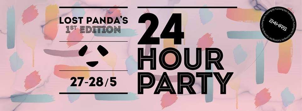 Lost Panda's 24 Hours Party - フライヤー表