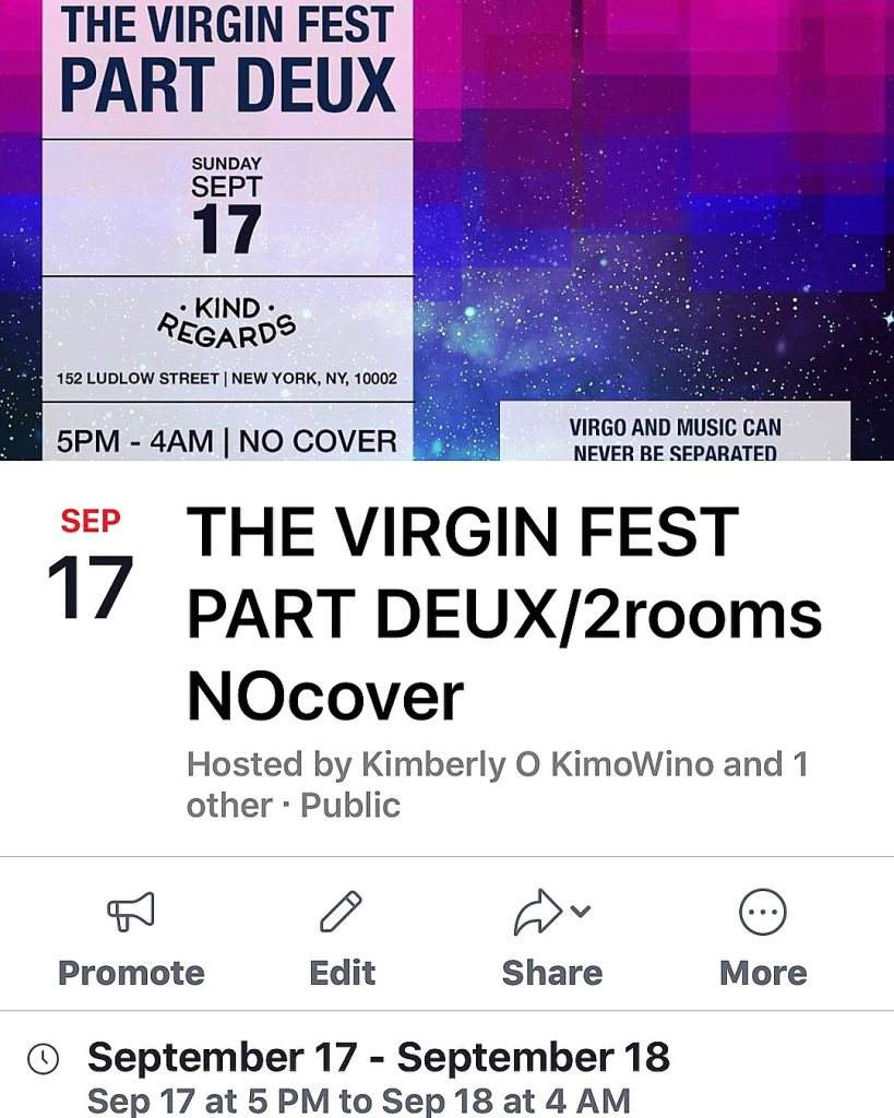 The Virgin Party Part Deux 2rooms Nocover - フライヤー裏