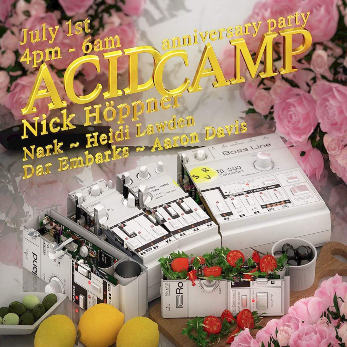 Acid Camp Anniversary with Nick Höppner - フライヤー表
