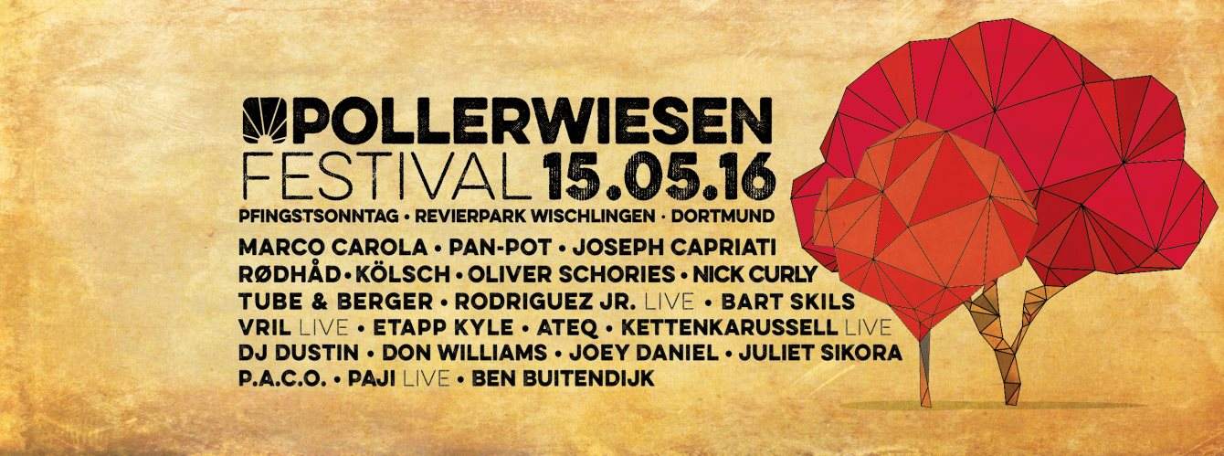 Pollerwiesen Festival 2016 - フライヤー表