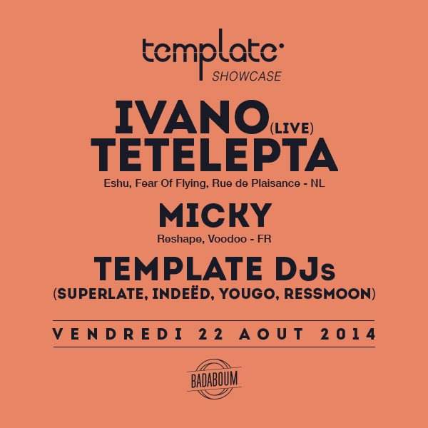 Template Showcase with Ivano Tetelepta (Live) - Página frontal