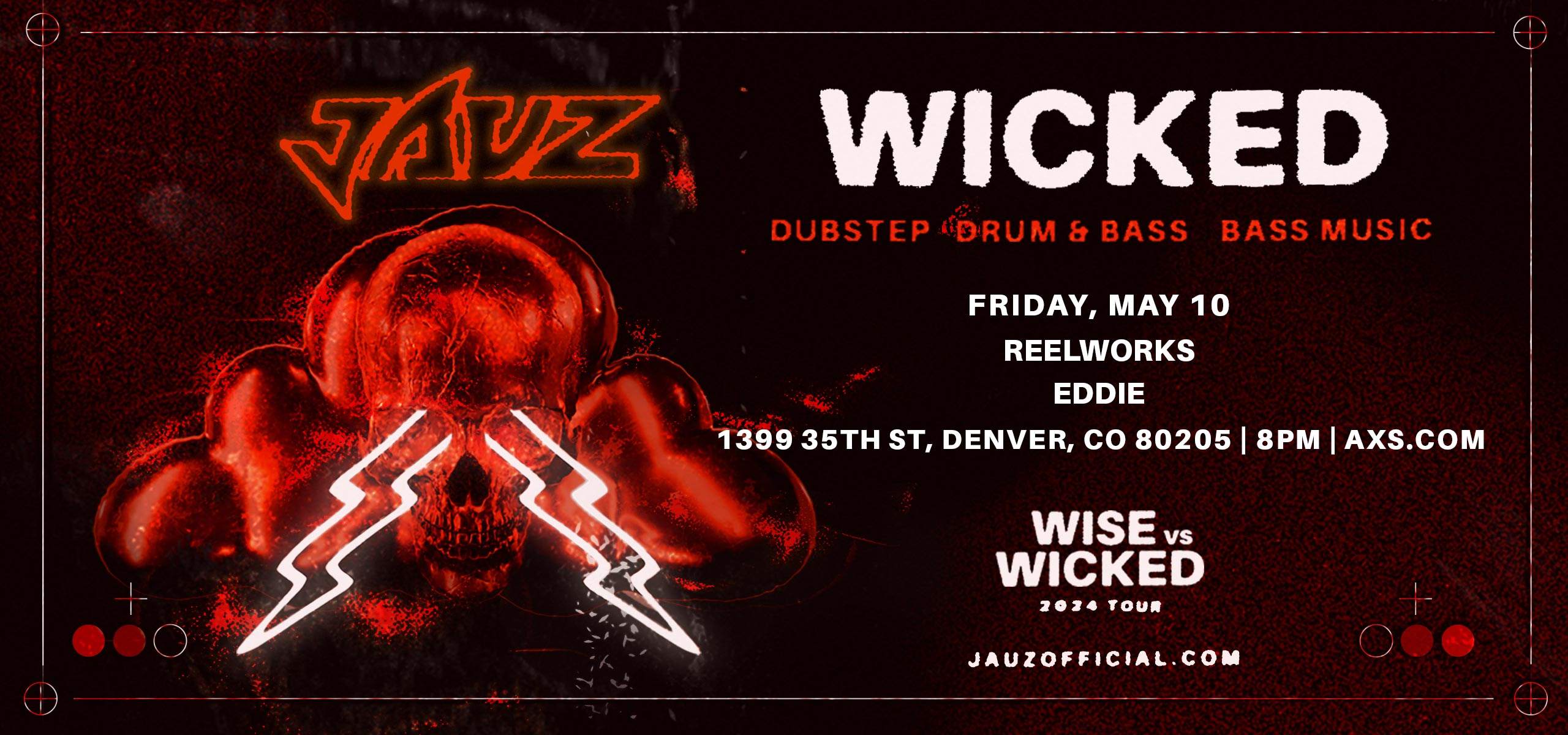 JAUZ: Wise vs Wicked Tour - フライヤー表