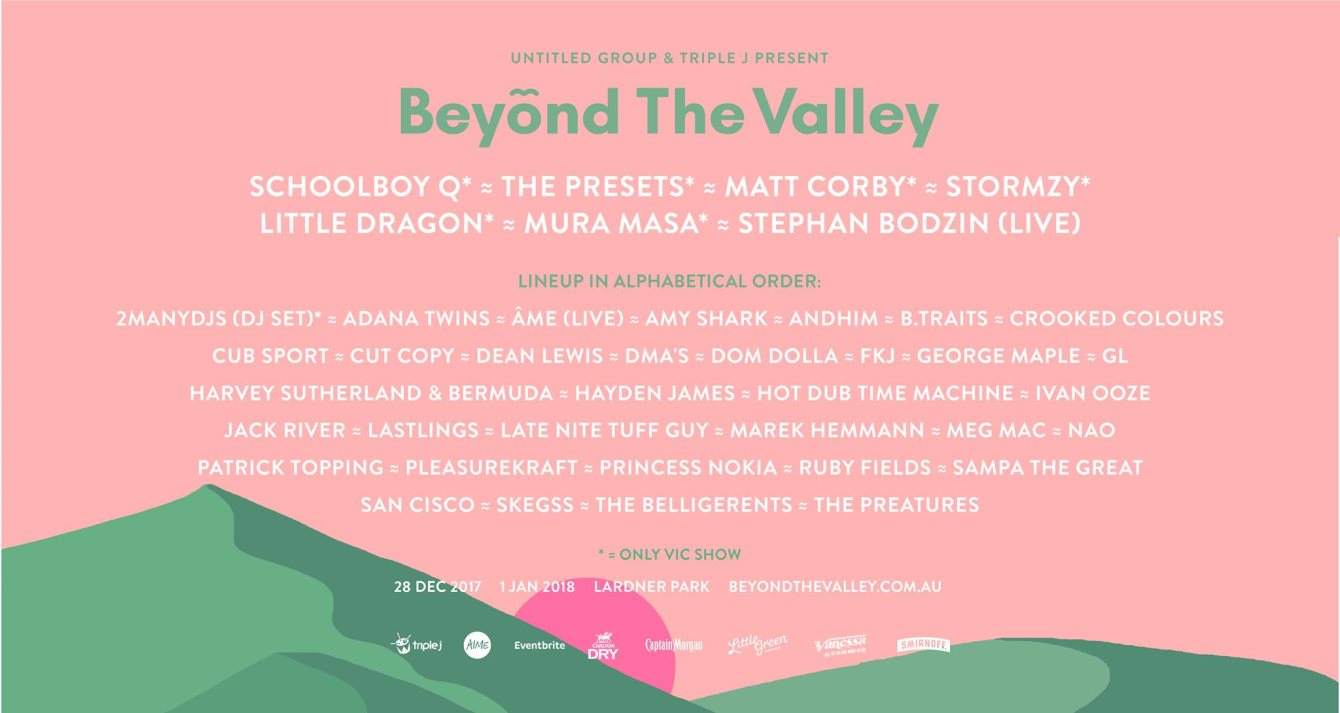 Beyond The Valley 2017 - Página frontal