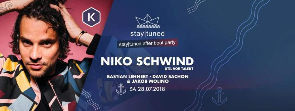 Staytuned Afterboat Party · Kantine Salzburg - フライヤー表