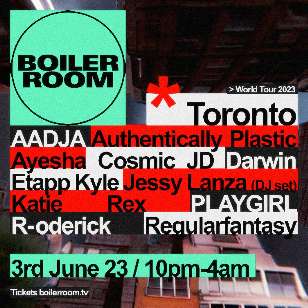 Boiler Room Toronto: By Night - フライヤー表