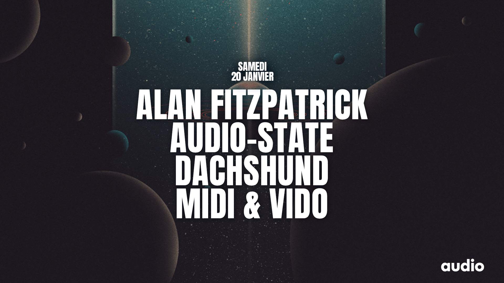 Alan Fitzpatrick · AUDIO-STATE · Dachshund · MIDI & VIDO - Página frontal