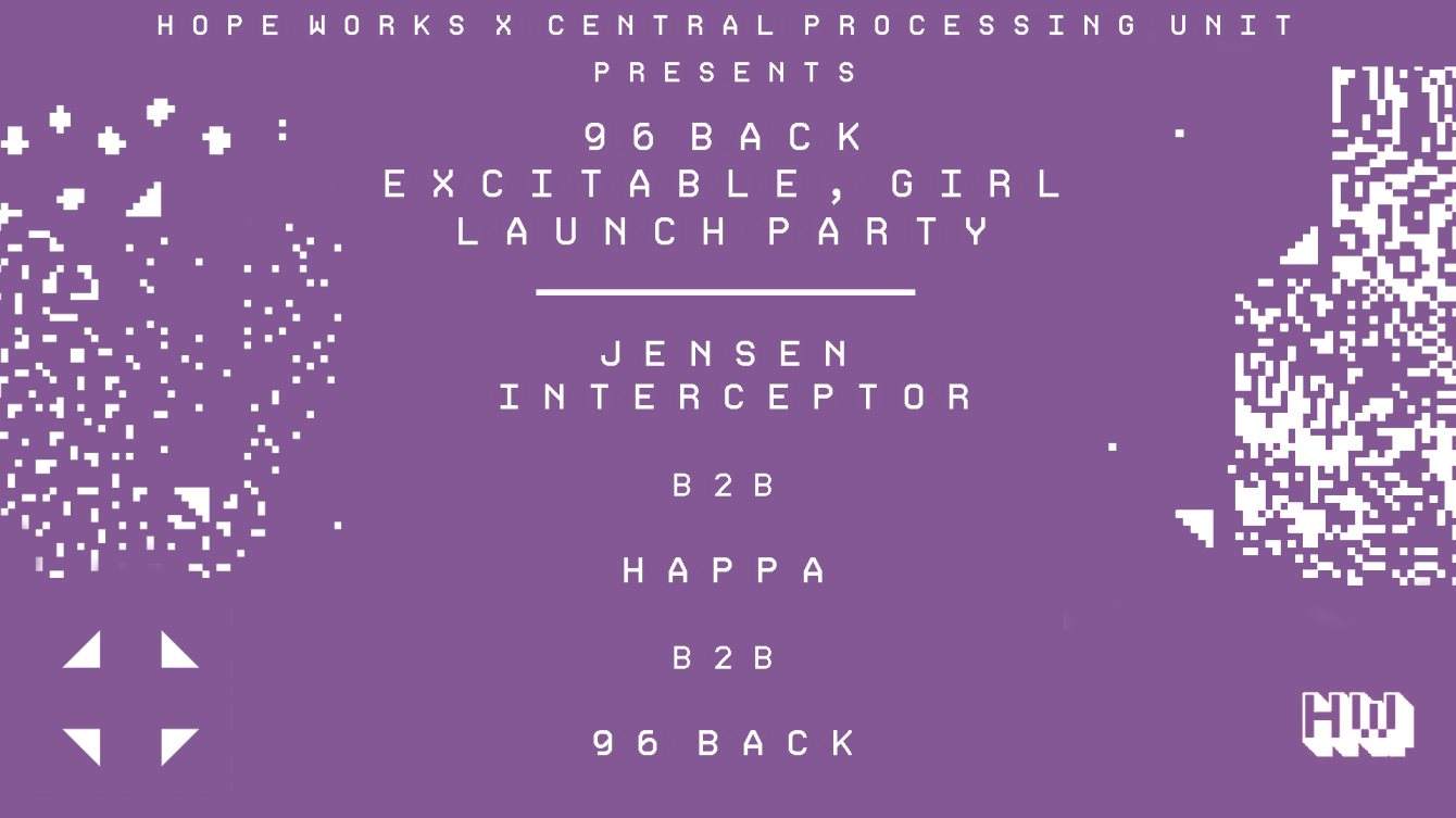Hope Works x CPU: Jensen Interceptor,B2B Happa B2B 96 Back - Página frontal