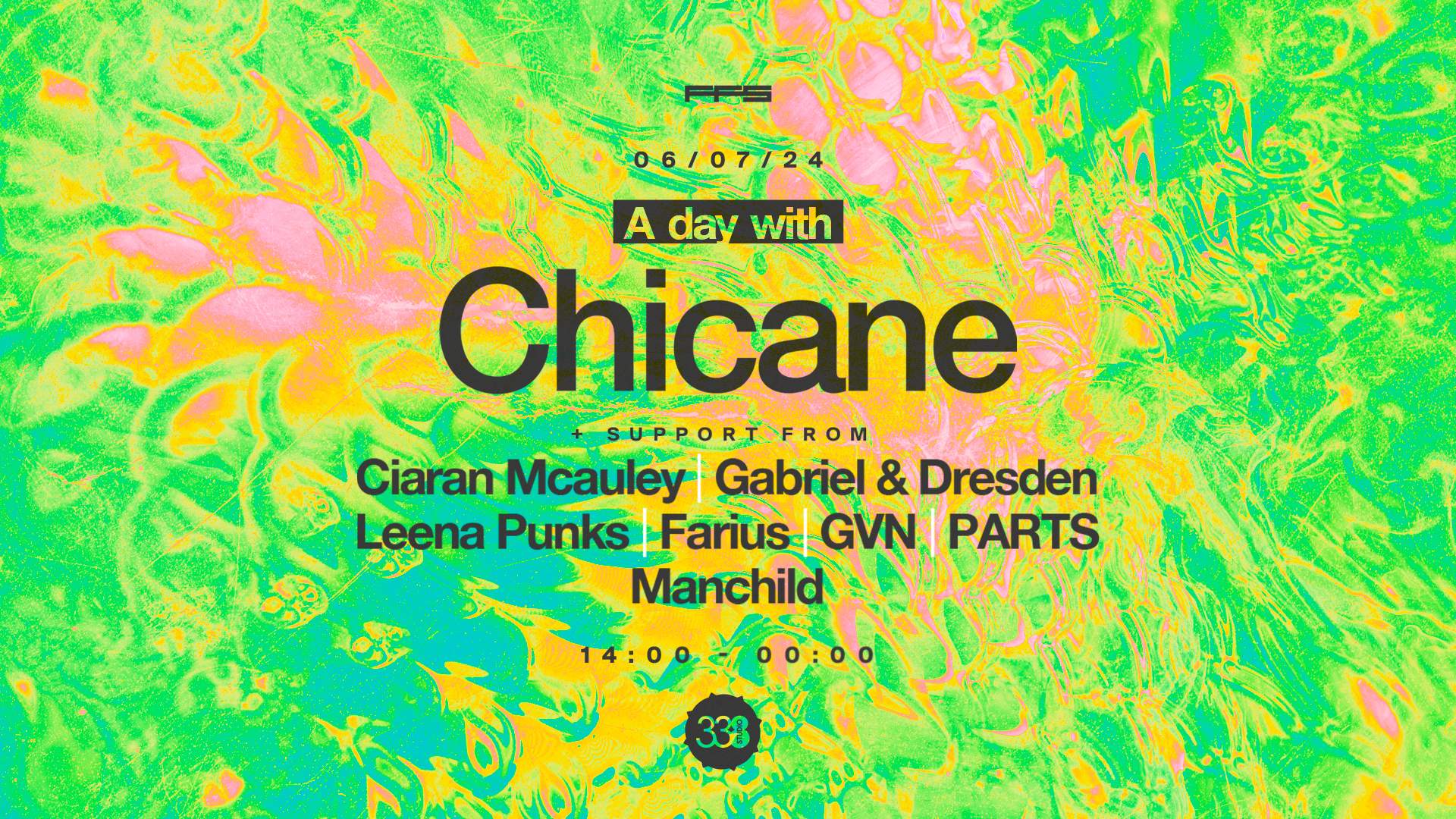 A Day with Chicane at Studio 338, London