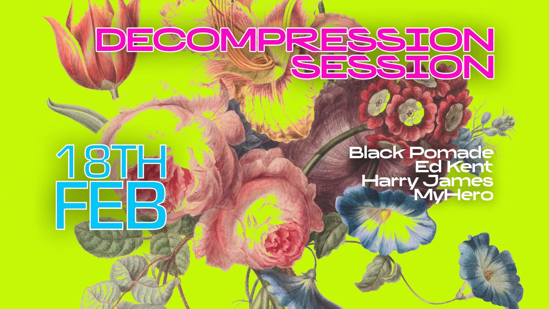 Decompression Session - フライヤー表