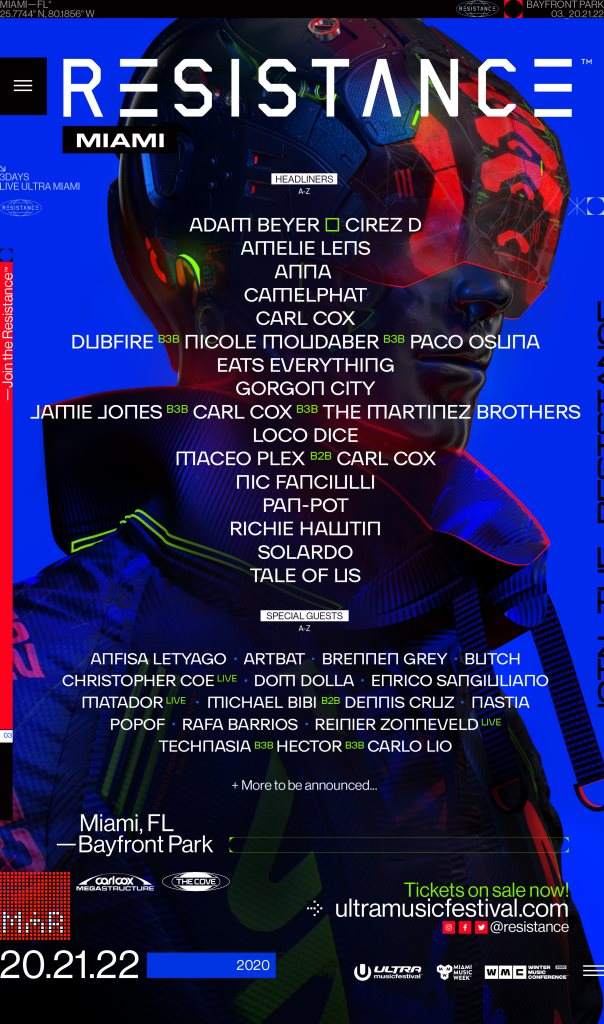 [RESCHEDULED] Ultra Music Festival 2020 - Página frontal