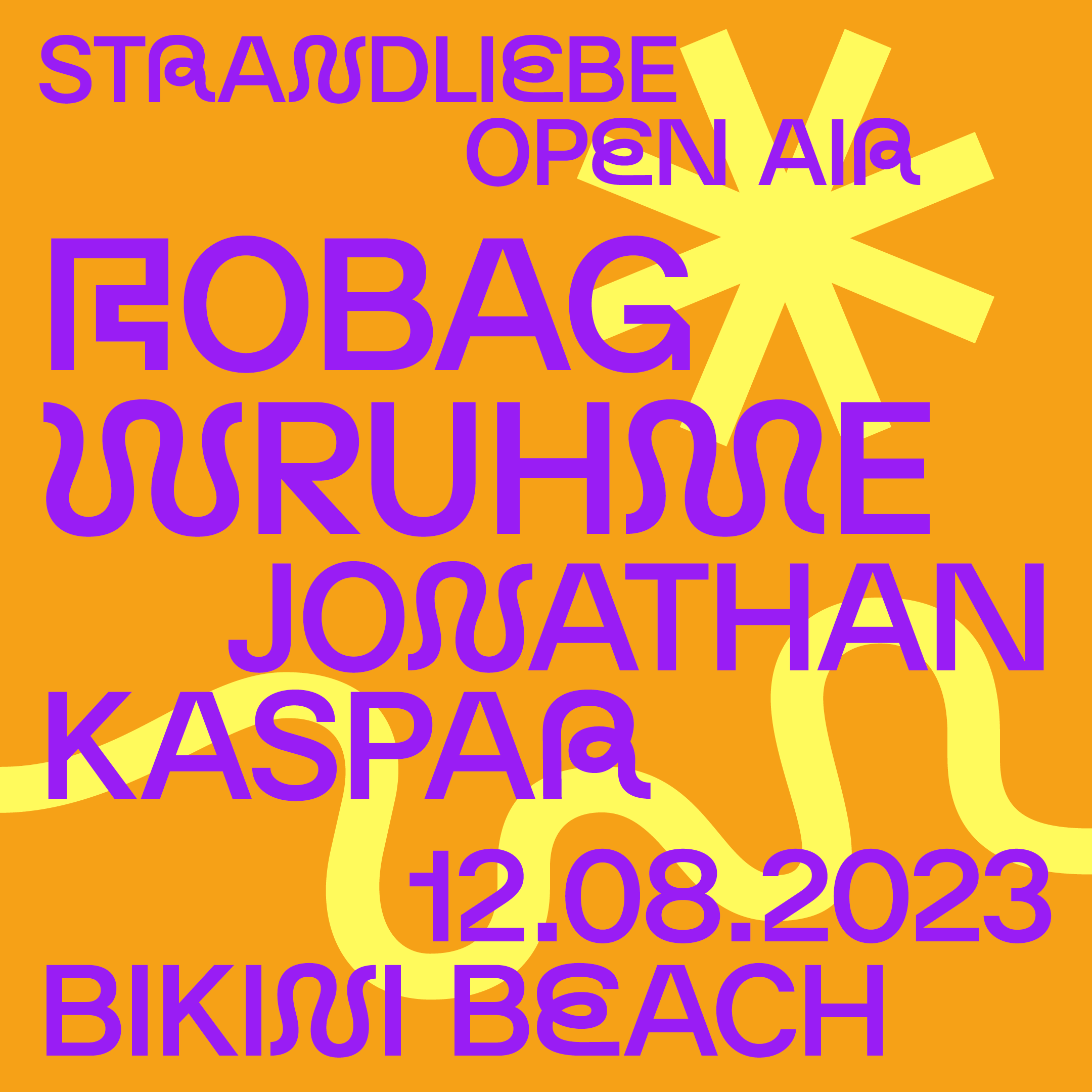 Robag Wruhme & Jonathan Kaspar - strandliebe Open Air I Bikini Beach Bonn - Página frontal