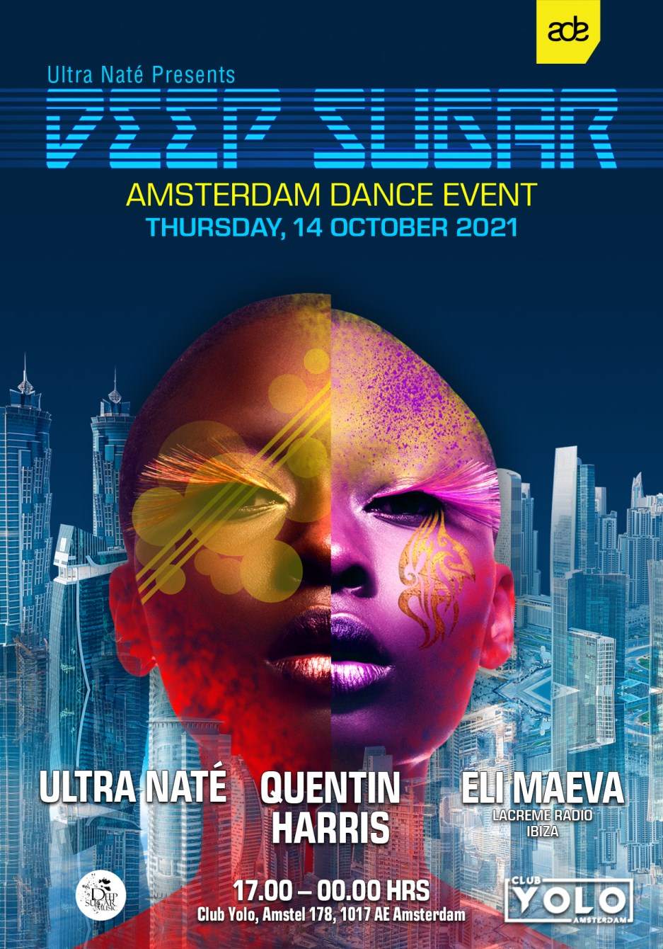 Ultra Naté Pres. Deep Sugar Amsterdam Dance Event (ADE 2021) - Página frontal