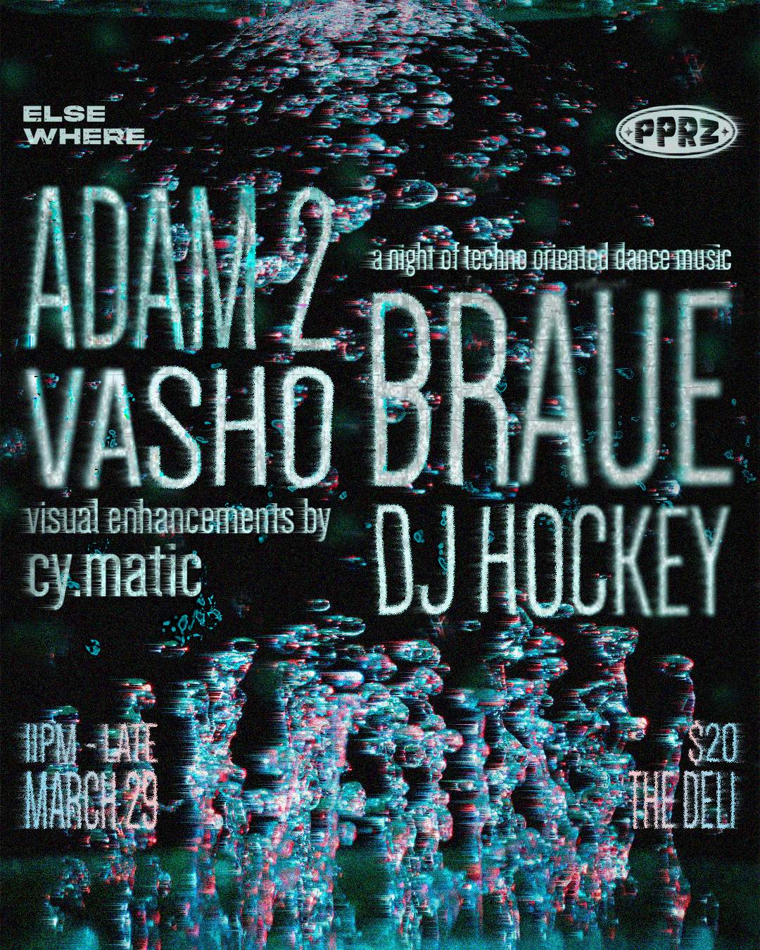 PPRZ x Elsewhere - Braue / Adam 2 / DJ Hockey / Vasho - Página frontal