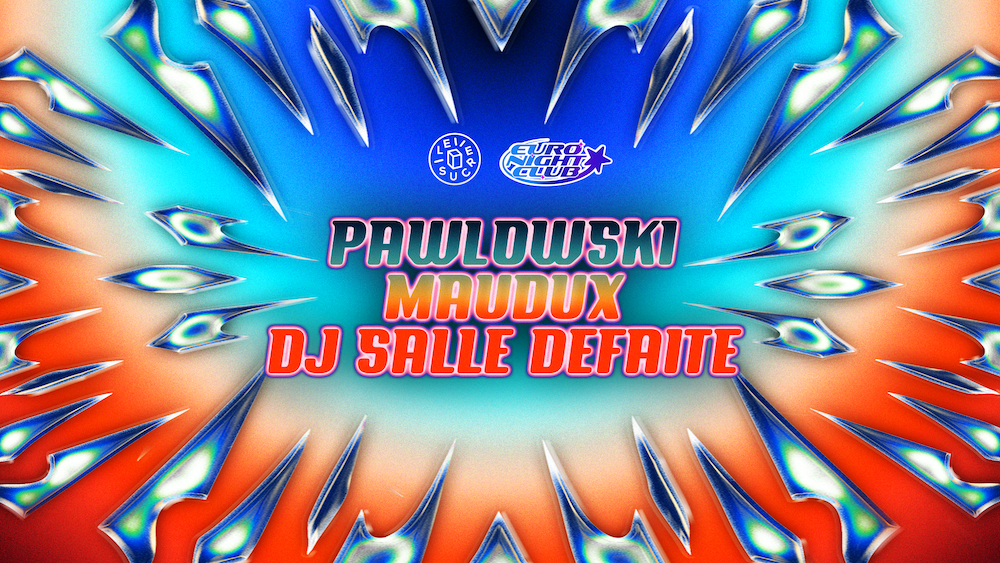 club x Euronight Club - Verso du flyer